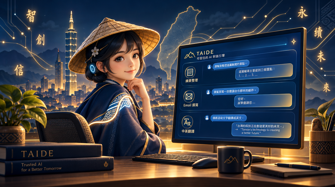 TAIDE：國科會打造的正體中文 LLM
